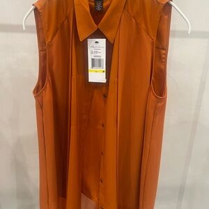 Kenneth Cole New York Orange Tank Top